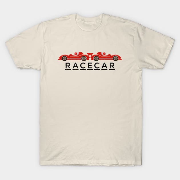 Racecar Palindrome T-Shirt by sketchboy01